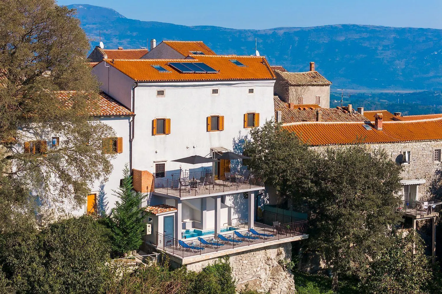 Mediterranes Apartment Mit Panoramablick, Pool, Privatparkplatz, Grill Croatia